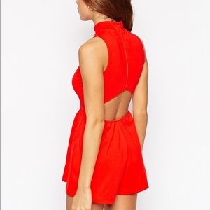 ASOS Petite Other - Red romper ASOS Petite Other - Red romper